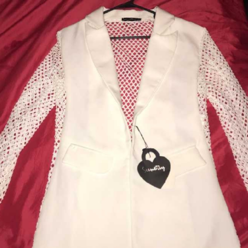 White blazer